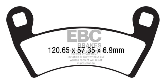 EBC Brake Pads ATV FA656R Off Road Mud & Sand