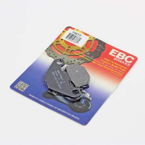Brake Pad Set EBC HH Frt+Organic Rear-1994-2009 Kawasaki EX 500R NINJA Frt 2 Pr