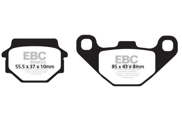 EBC Brake Pads ATV FA67R Off Road Mud & Sand