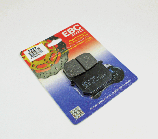 EBC Organic Brake Pads 2 Pair FA68 for select Kawasaki models