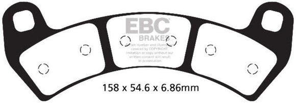 EBC Brake Pads ATV FA680R Off Road Mud & Sand