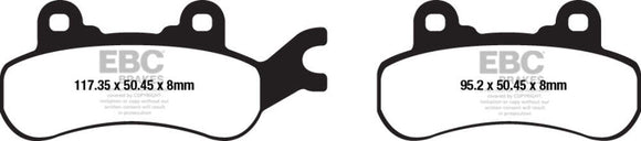 EBC FA682R & FA683R Front Sintered Brake Pad Kit | Can-Am Outlander, Renegade, Defender & Maverick (Left & Right)