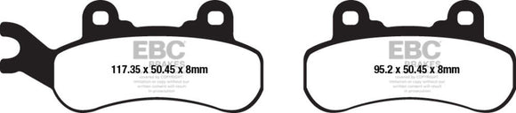 EBC FA682R & FA683R Front Sintered Brake Pad Kit | Can-Am Outlander, Renegade, Defender & Maverick (Left & Right)