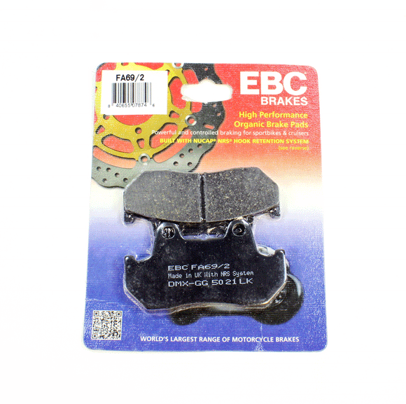 EBC Brakes Organic Brake Pad FA69/2
