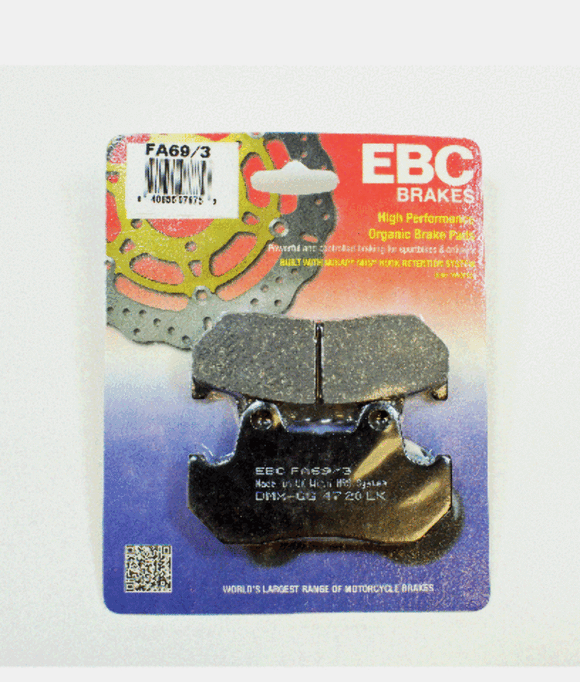 EBC Brakes Organic Brake Pad FA69/3