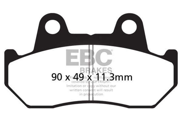 EBC Brakes Organic Brake Pad FA69/3