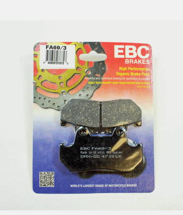 EBC Brakes Organic Brake Pad FA69/3 - 0