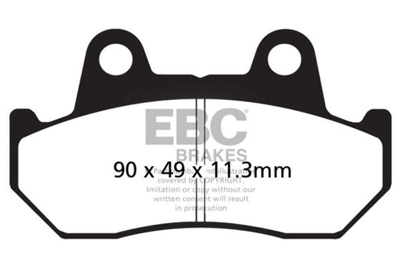 EBC Brake Pads Semi-Sintered FA69/3V Cruiser