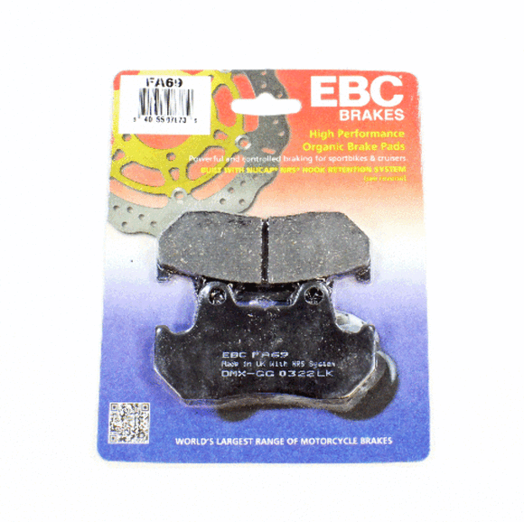EBC Brakes Organic Brake Pad FA69