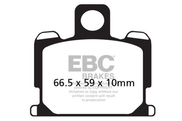 EBC Brakes Organic Brake Pad FA70