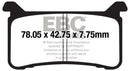 EBC Brakes Sintered Brake Pad FA700HH High Performance-3