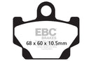 EBC Brakes Organic Brake Pad FA81-3