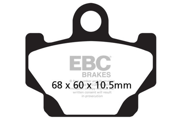 EBC Brakes Organic Brake Pad FA81