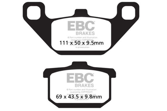 EBC Brakes Organic Brake Pad FA85