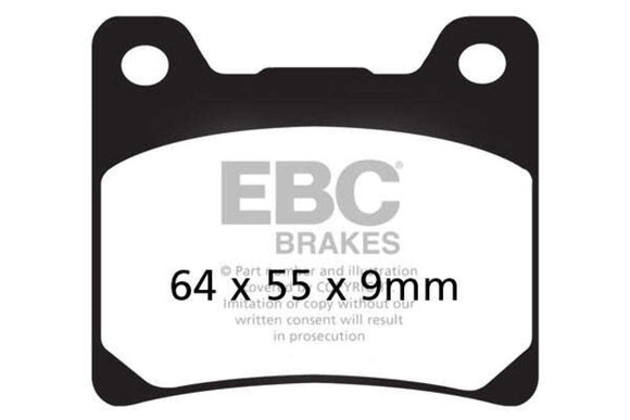 EBC Brakes Organic Brake Pad FA88