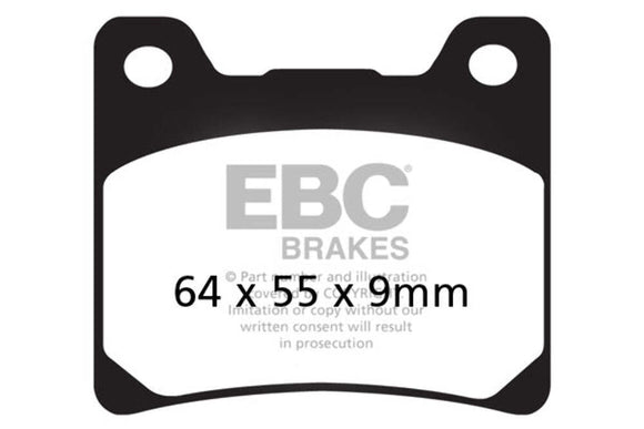 EBC Brakes Organic Brake Pad FA88