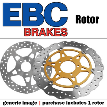 EBC Brake Disc Rotor Stainless Steel MD1048 for 1982-83 Honda Ascot FT500 Rear - 0
