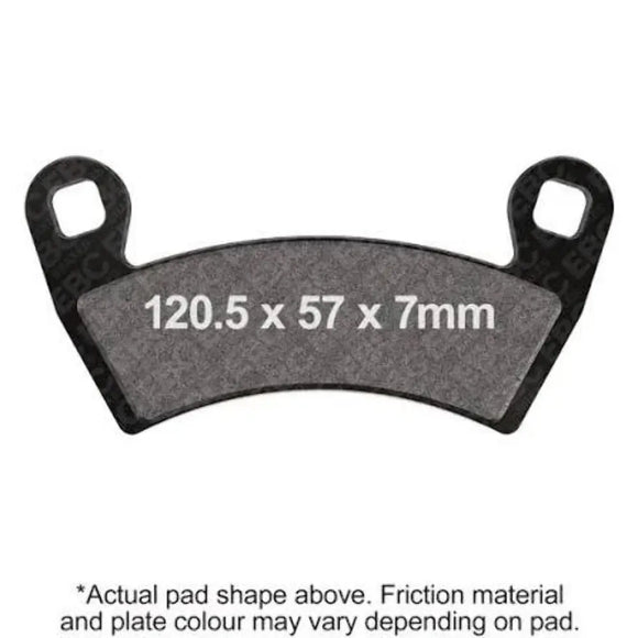 EBC SXR656HH SXR Series Sintered Race Brake Pads for Polaris RZR XP 1000, Ranger 1000 XP, RZR XP 900 & Ranger 570