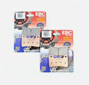 EBC Brake Pad Set Track Day Sintered - 2 Pair EPFA390HH for select Honda models-1