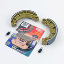 EBC Brake Pad FA124/2HH with Brake Shoe EBC-321 for 1988-93 Honda VLX600 Shadow-2