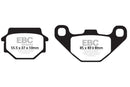 EBC R-Series Off Road Brake Pad Set 2 Pair FA130R+FA67R for select Kawasaki KLR650 KX models-4