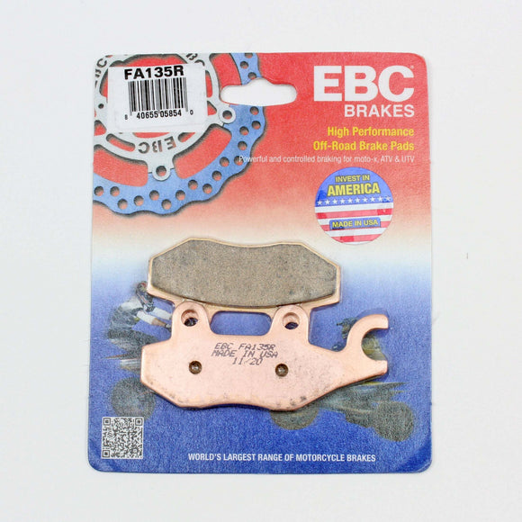 EBC Brake Front & Rear Pad Set R-Series Off Road for Can Am Commander 800/1000