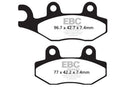 EBC Brake Front & Rear Pad Set R-Series Off Road for Can Am Commander 800/1000-4