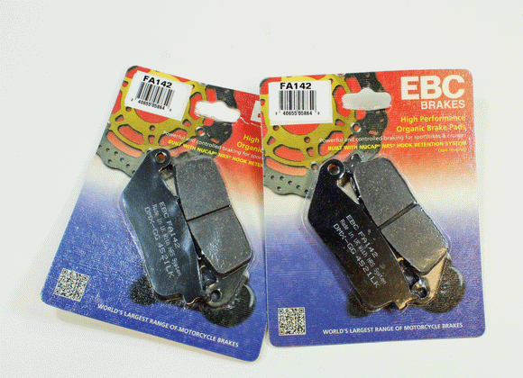 EBC Organic Brake Pad Set - 2 Pair FA142x2