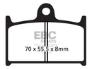 EBC Sintered Brake Pad Set - 2 Pair FA145HHx2-2