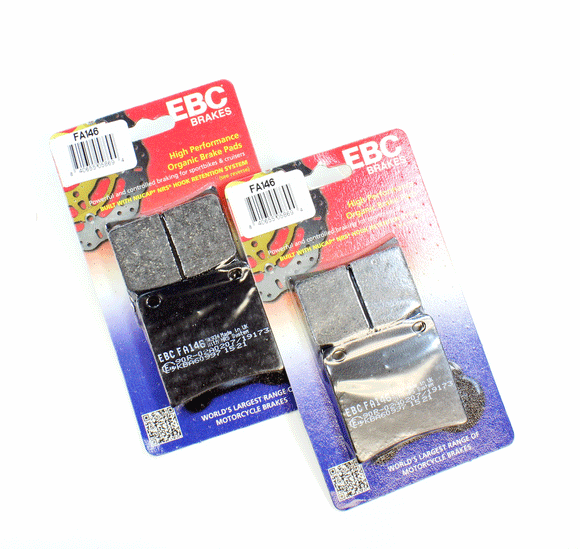 EBC Organic Brake Pad Set - 2 Pair FA146x2