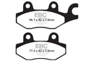 EBC Brake Pad Set R-Series FA135R+FA165R Off Road for Both Front Calipers-4