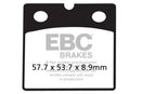 EBC Sintered Brake Pad Set - 2 Pair FA171HHx2-2