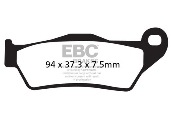 EBC Brakes FA368R FA181R Set Front Rear Brake Pads – Fits KTM, Husqvarna & GasGas 125-500cc (2004–2026)
