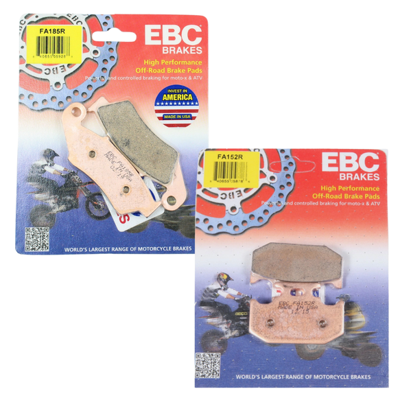 EBC FA185R & FA152R Front Sintered Brake Pad Kit | Can-Am Outlander, Renegade, Defender & Maverick (Left & Right)