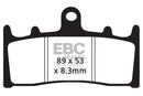 EBC Sintered Brake Pad Set FA188HH with Caliper Pins for select Kawasaki Suzuki-4