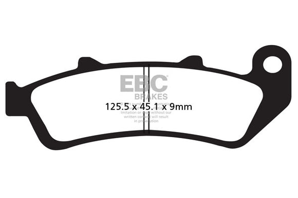 EBC Brake Pad Set Organic for 1993-99 Honda CBR1000F CBR 1000 F Front Rear 3 Pr