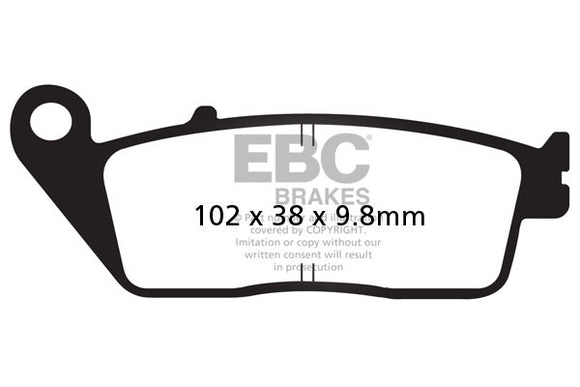 EBC FA174HH+FA196HH Sintered Brake Pad Set for select Honda 1100/1300 Front/Rear - 2 Pair