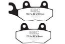 EBC Sintered Brake Pad Set - 2 Pair FA196HH+FA214/2HH-5