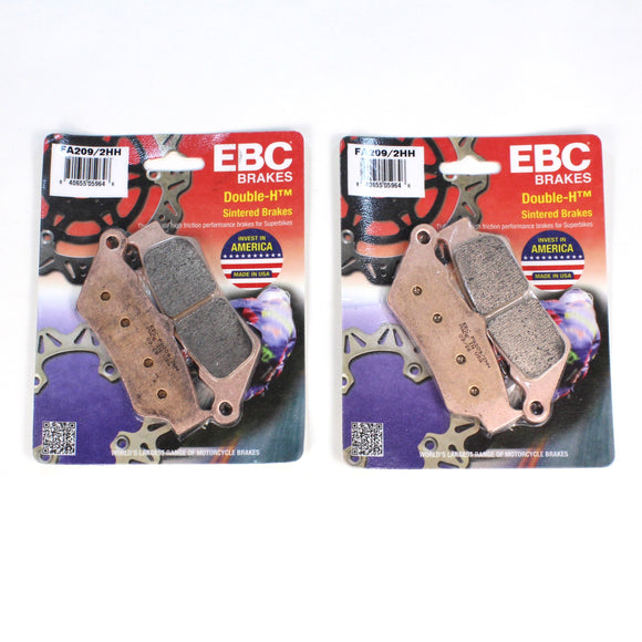 EBC Sintered Brake Pads 2 Pair FA209/2HH - check fitment table
