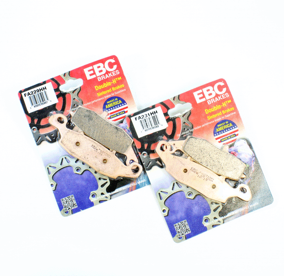EBC Sintered Brake Pad Set - 2 Pair FA229HH+FA231HH