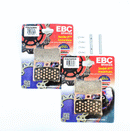 EBC Sintered Brake Pad Set FA252HH - 2 Pair with Caliper Pins for select Yamaha models-1