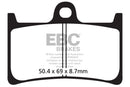EBC Organic Brake Pad Set - 2 Pair FA252x2-3
