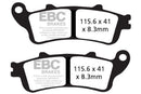 EBC Sintered Brake Pads 2 Pair FA261HH for select Honda Victory models-3