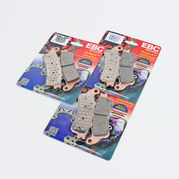 EBC Sintered Brake Pads 3 Pair FA261HHx2+FA261/2HH Front+Rear for select Honda models