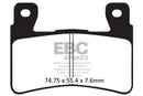 EBC HH Sintered Brake Pad Set for 2014-15 Honda GL1800C VALKYRIE Front Rear 3 Pr-4