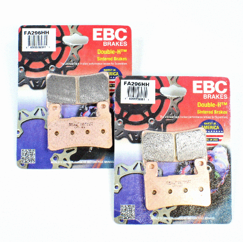 EBC Sintered Brake Pads (set of 2) and Caliper Pad Pins for select Honda models