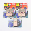 EBC Sintered Brake Pads 3 Pair FA322/4HHx2+FA47HH Front & Rear for select Ducati models-1