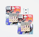 EBC Sintered Brake Pad Set FA369/4HH 2 Pair with Caliper Pins for select Kawasaki & Suzuki models-1