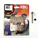 EBC Sintered Brake Pads and Caliper Pad Pins Front for select Kawasaki,Suzuki models-1