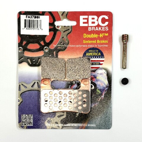 EBC Sintered Brake Pads and Caliper Pad Pins Front for select Suzuki models
